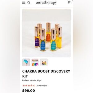 BRAND NEW Auratherapy Chakra Boost Discovery Kit